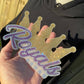 royals_cheer decal rhinestones sparkle bling