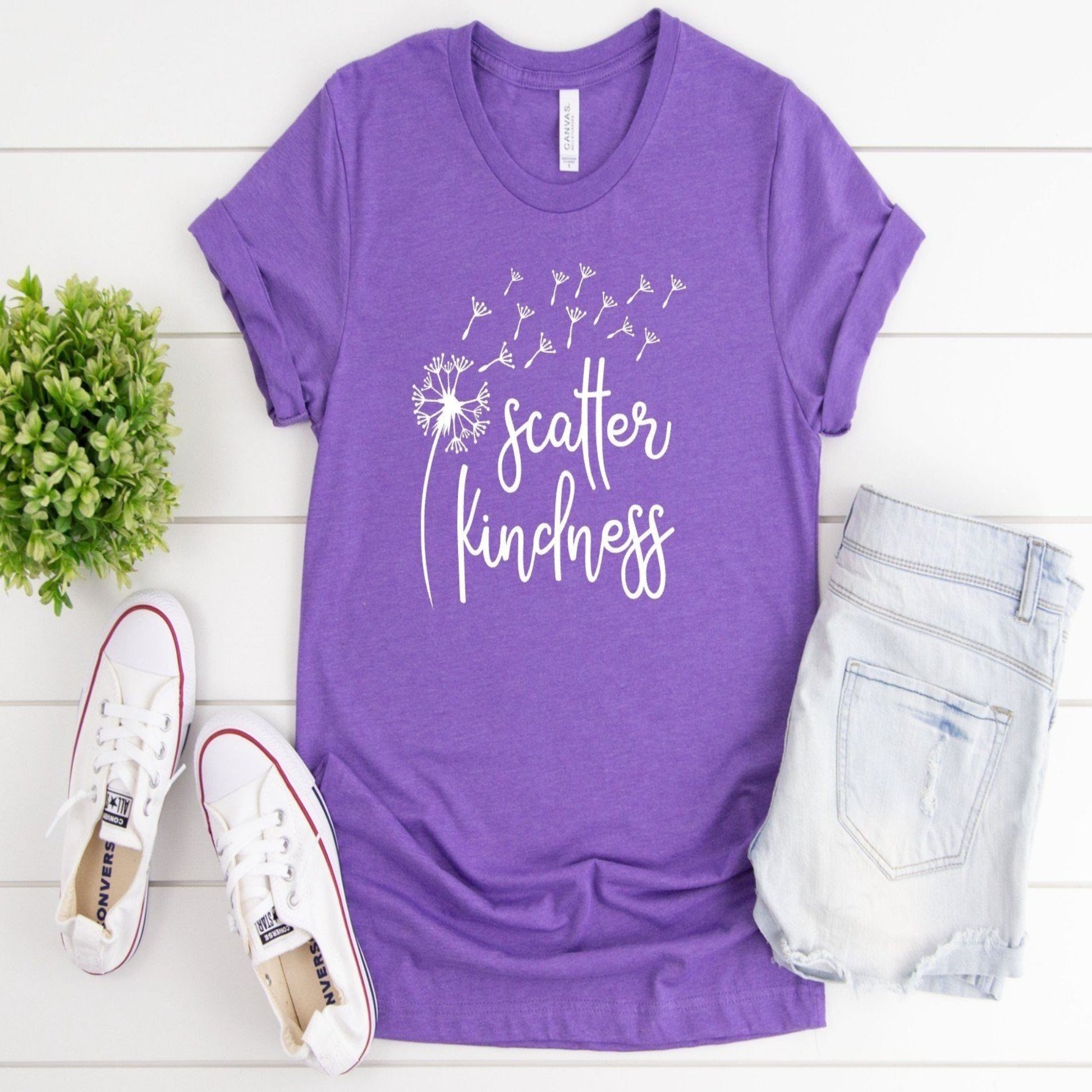 scatter_kindness specialty tee comfortable wear casual shirt  everyday tshirt