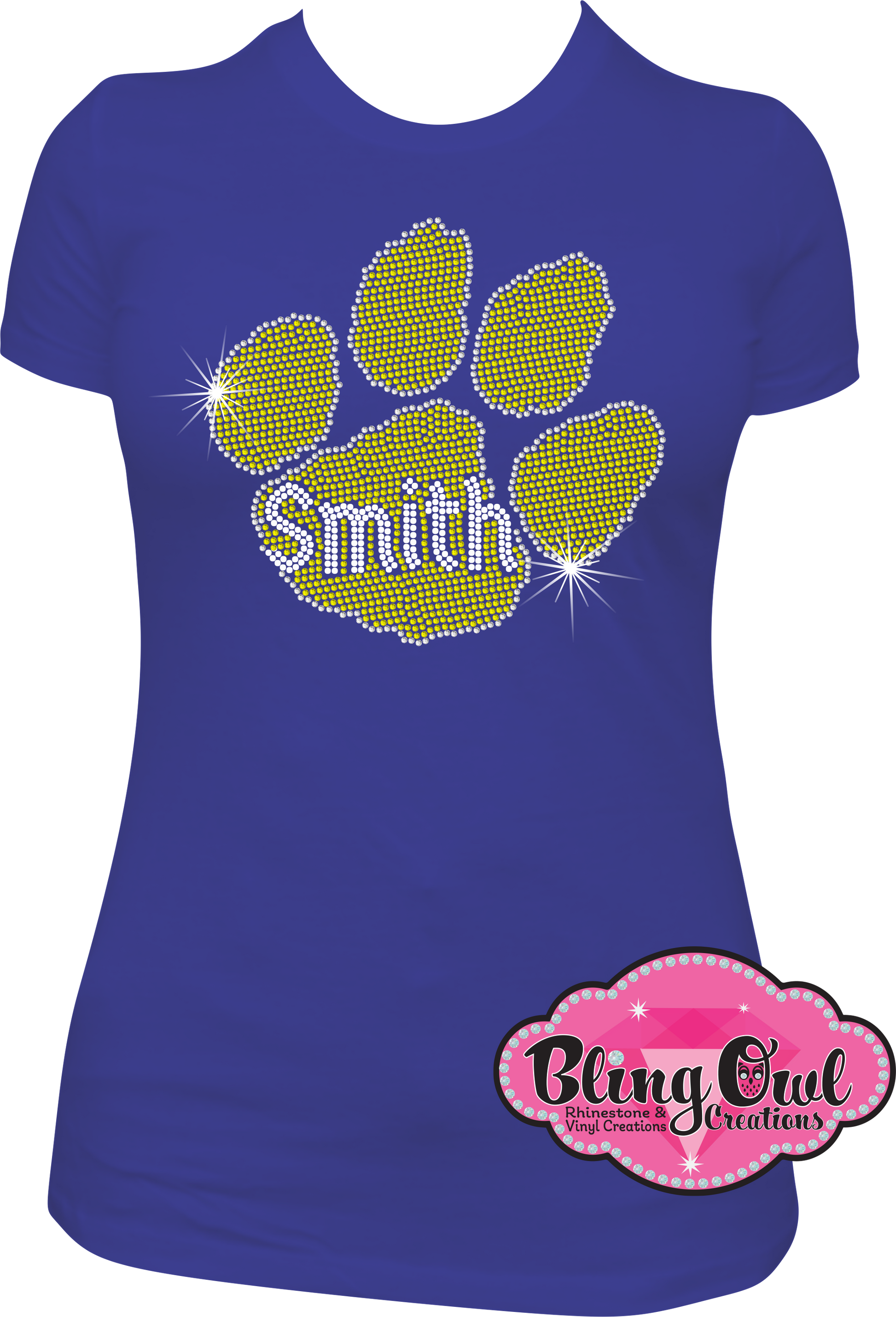 oscar_smith oshs mascot school_spirit_wear rhinestones sparkle bling