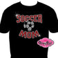 soccer_mom design shirt gameday tshirt rhinestones sparkle bling 