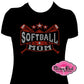 softball_mom_bats design shirt gameday tshirt rhinestones sparkle bling