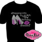 stepping_into_my_40th_birthday blessed design rhinestones sparkle bling transfer