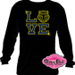 tiger love spirit_wear longsleeves shirt  rhinestones sparkle bling