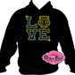 tiger love spirit_wear sweatshirt rhinestones sparkle bling