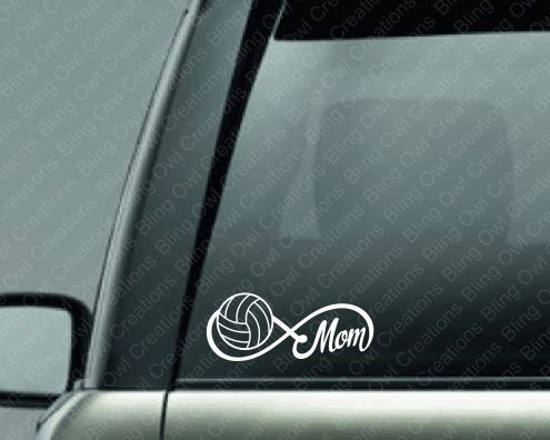 volleyball_mom sports_decal