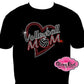 volleyball_mom design shirt sports mama shirt rhinestones sparkle bling