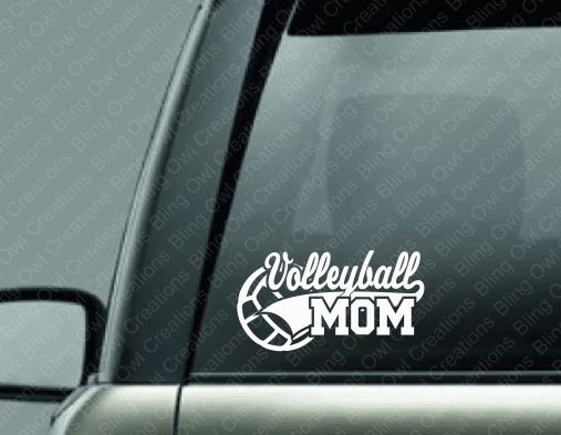 volleyball_mom sports_decal