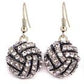 sport earrings volleyball spirit_wear rhinestones sparkle bling