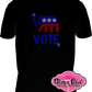 republican vote politics  rhinestones sparkle bling transfer