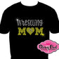 wrestling_mom shirt sports_mom casual_and comfort style rhinestones sparkles bling