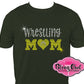 wrestling_mom shirt sports_mom casual_and comfort style rhinestones sparkles bling