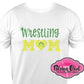 wrestling_mom shirt sports_mom casual_and comfort style rhinestones sparkles bling