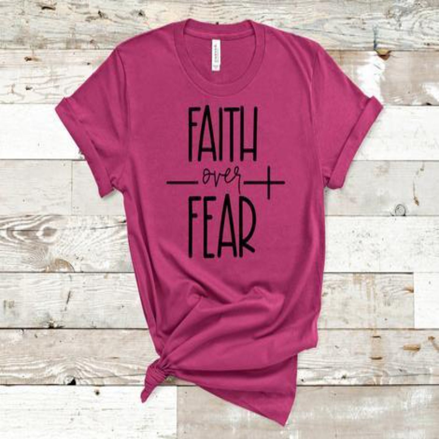 faith_over_fear specialty tee casual shirt everyday wear  comfortable tshirt