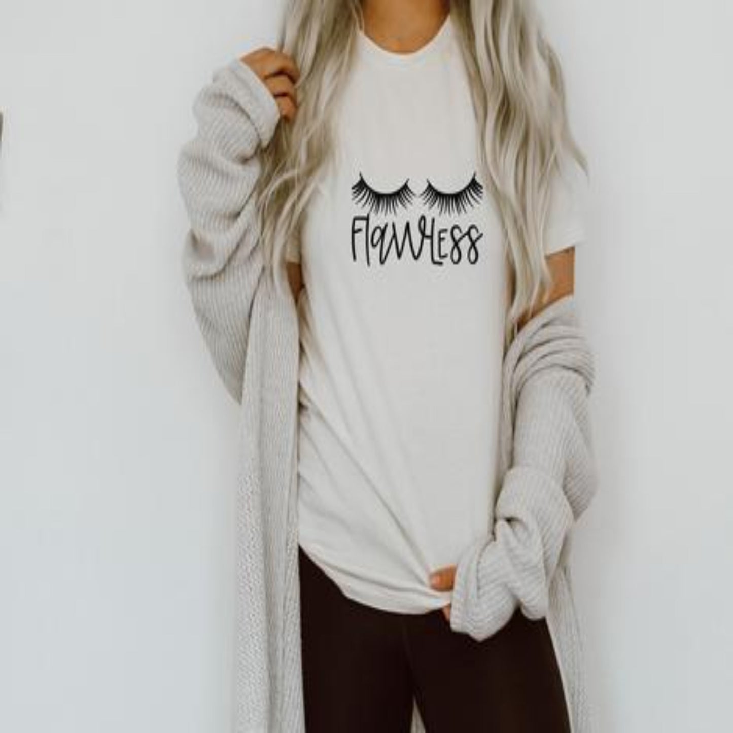 flawless_with_eyelashes specialty tee everyday wear casual shirt comfortable tshirt